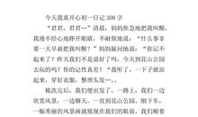 那天，我真开心_1200字