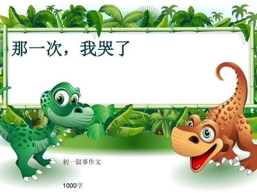 那个时候，我哭了_1000字