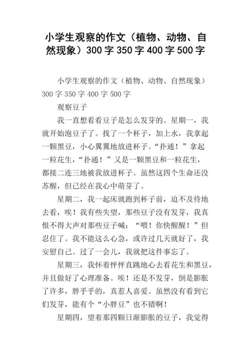 自然_400字