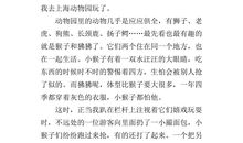 单元作文：野生动物园_1000字