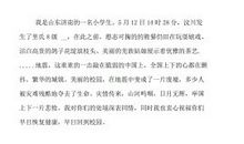 致灾区人民的一封信_650字