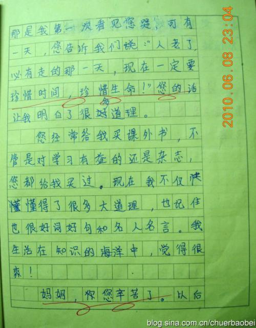 “妈妈和爸爸，我想对你说”_350字