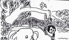 二年级看图写话：小熊上学_400字