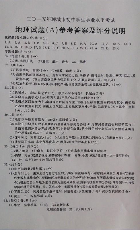 2018山东聊城中学主题组成标题分析
