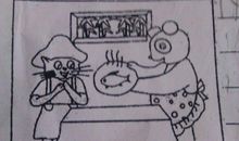 看图写话——钓鱼_150字