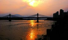 夕阳下如诗的九龙江_750字