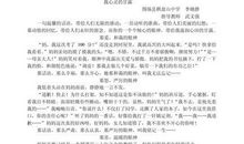 我心灵的甘露_750字