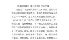 最后的光辉_500字