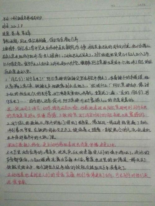 在第二次阅读之后，我觉得文字：阅读“钢铁是如何精致的”是_550字的感觉