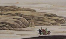 将军金甲夜不脱，半夜军行戈相拨，风头如刀面如割。