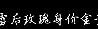 雪后_100字