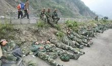 至汶川的解放军们_900字