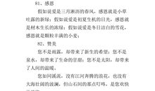 2010年高考复习经典排比句（六）