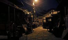 路灯下的盲人_600字