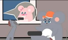 可爱的老鼠我喜欢你_150字