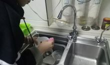 帮妈妈洗碗_150字