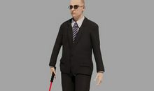 我当了一回盲人_450字