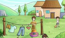 妈妈洗衣服_250字