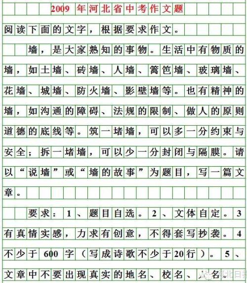 2011年，福州市考试写道：迈出一步，走一步