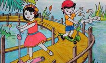 愉快的暑假_350字