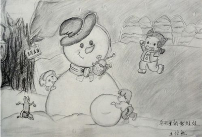 雪娃娃_150字