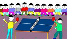 学打乒乓球_350字