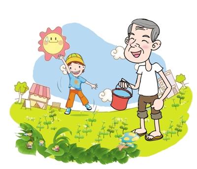 快乐的暑假生活_500字