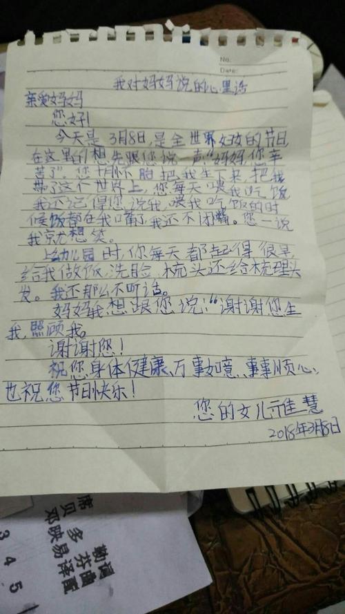 [3月8日题组成]到母亲的信_350字