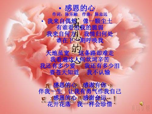 [3月8日题组成]感恩节心_900字