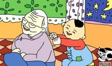 我为妈妈捶背_250字