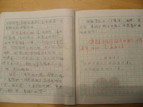 六年级组成：我的“gamu”在同一个桌子上_1500字