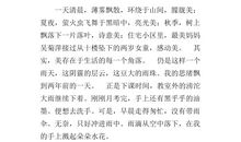 雨中唱起回忆_600字