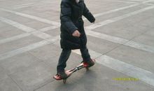 我学会了玩滑板_550字