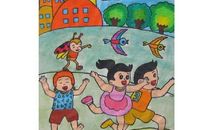 为快乐画一幅画_800字