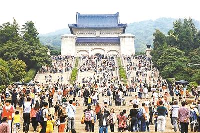 旅游中山陵墓_500字