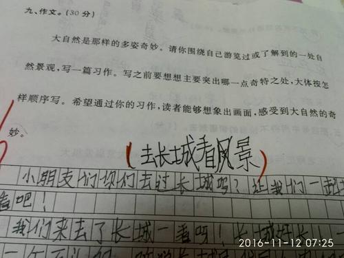 高中试验组成：攀登屋顶看风景_750字