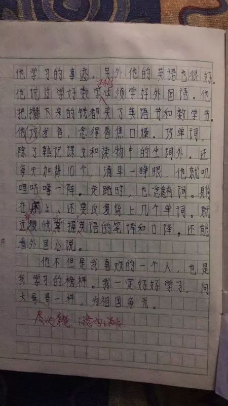 关于我兄弟的作品：我的好兄弟_550字