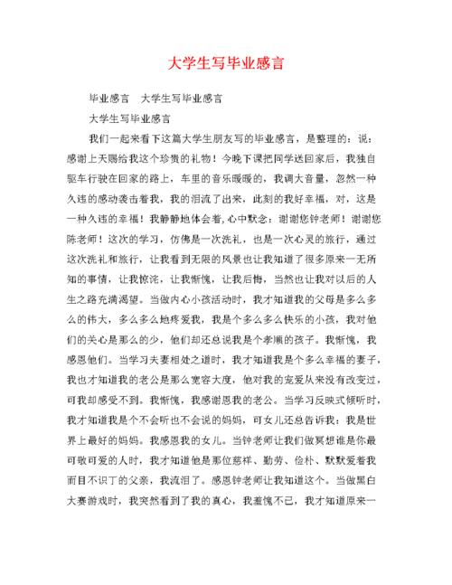 大学毕业，我想总结（2）