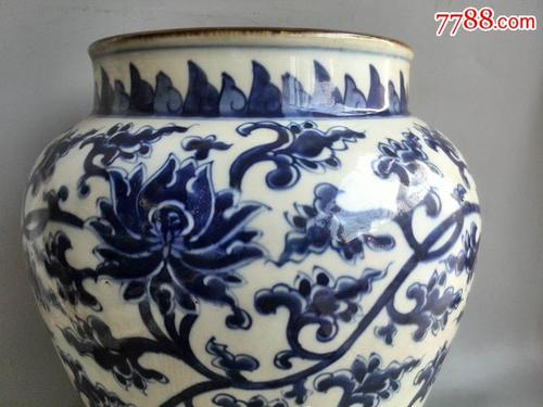 蓝色和白色瓷器的手_450字