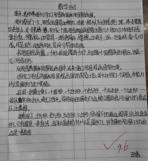 日记：数学课程（4）_750字