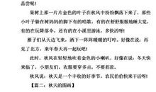 想象作文：枫叶的梦_400字