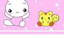 两只可爱小白兔_500字