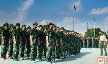 军训下雨天_300字