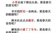 [为学杯B组]新“小燕子找春天”_650字