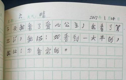 日记：普通话的小东西_1000字