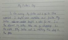 我的英语作文集之《My day》_200字