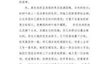 初三写景作文：秋日私语_1200字