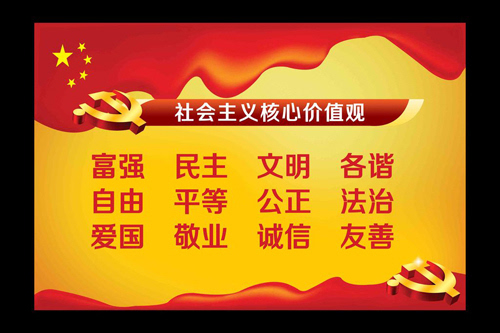 为了建立中国特色的社会主义，必须建立社会主义核心价值观，积极培养和发展社会主义核心价值观。坚持在意识领域的马克思主义领导。我们熟悉任何国家，社会都有自己的价值观。