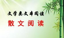 高考散文阅读指导