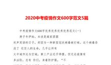 关于新型冠状病毒肺炎作文：观看一线人员_600字